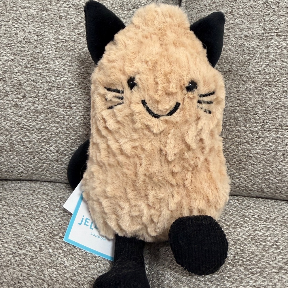 Jellycat peanut cat Halloween retired